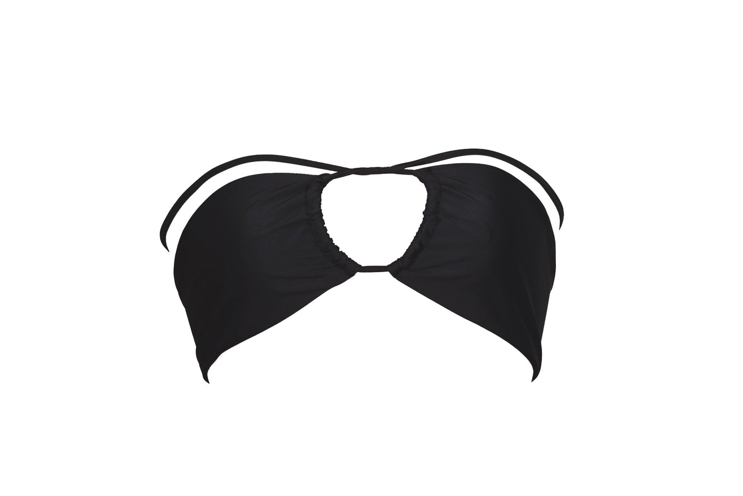 Volosko Sunset bikini top in Black Nights by the brand Paraima styling proposal reverse style