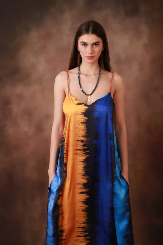 PARAÏMA LONG DRESS WITH POCKETS