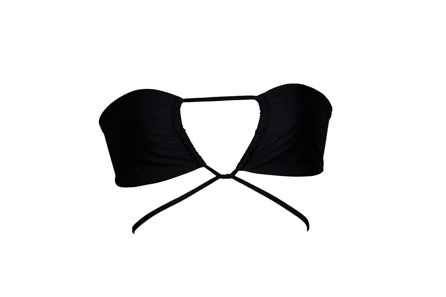 Volosko Sunset bikini top in Black Nights styles as bandeau top