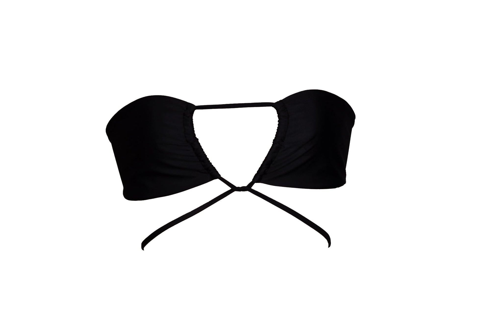 Volosko Sunset bikini top in Black Nights styles as bandeau top