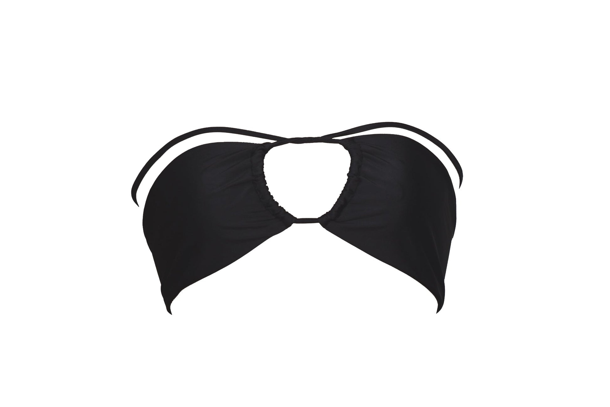 Volosko Sunset bikini top in Black Nights by the brand Paraima styling proposal reverse style